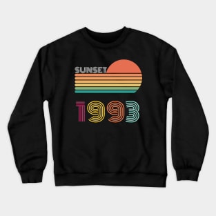 Sunset Retro Vintage 1990 Crewneck Sweatshirt